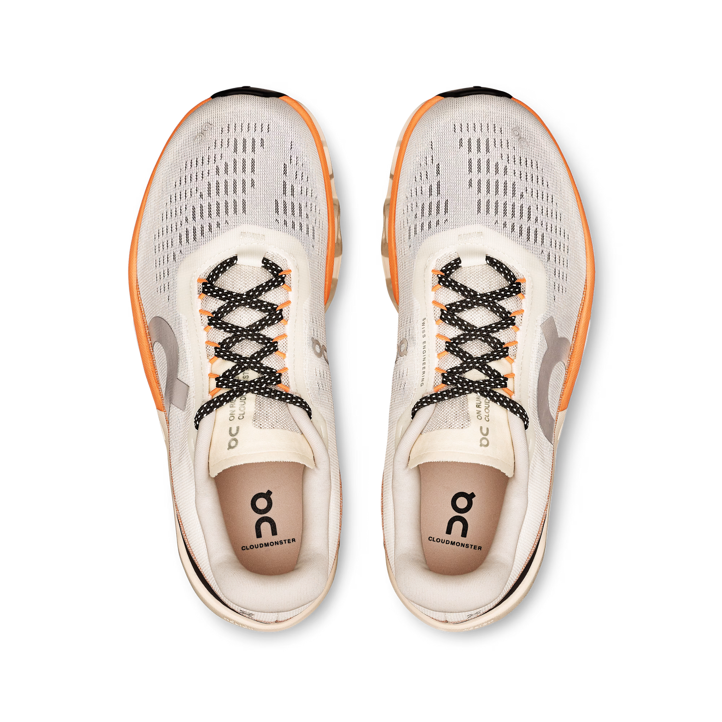 ON Women's Cloudmonster 2 - Ivory/Tangerine