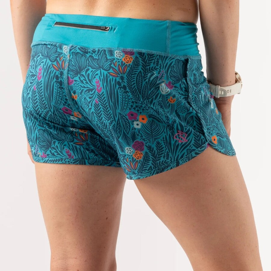 rabbit Hopper 4" Short | Peacock Blue | Womens