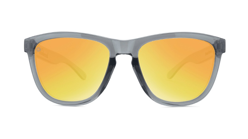 Knockaround Sunglasses | Premiums Sport | Clear Grey / Sunset