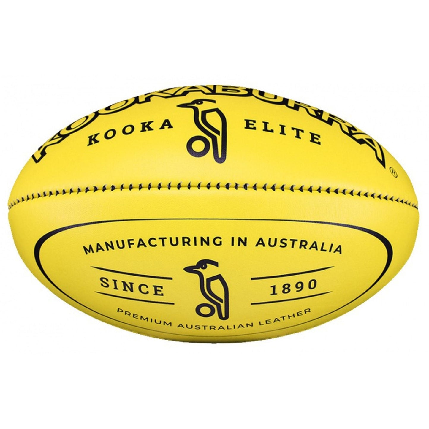 Kookaburra Elite Yellow Leather Football