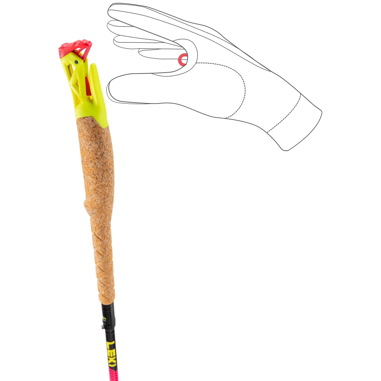 Leki Ultratrail FX.One | Running Poles | Pink