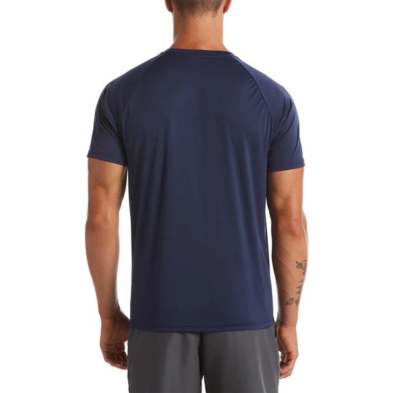 Nike Mens Swim Essential Short Sleeve Hydroguard Top