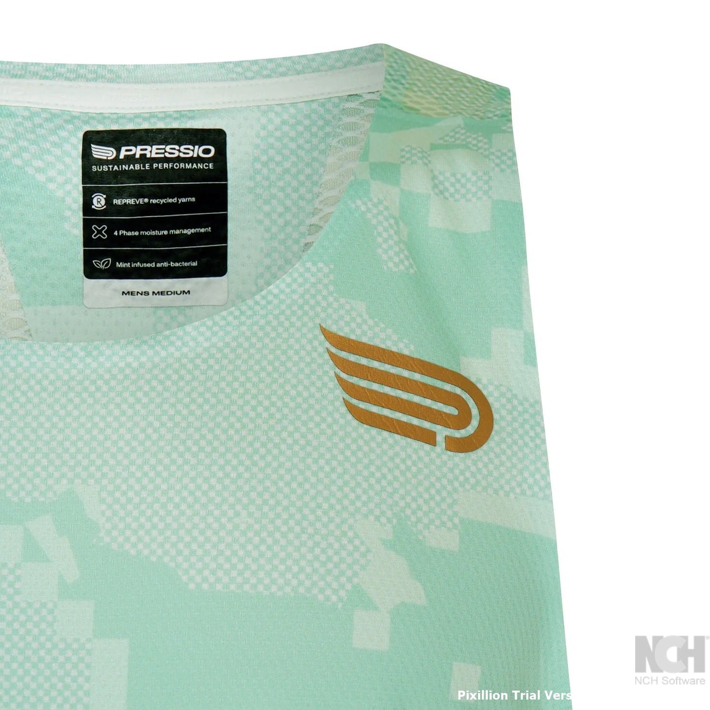 Pressio Men's Elite Singlet - CAM/MNT