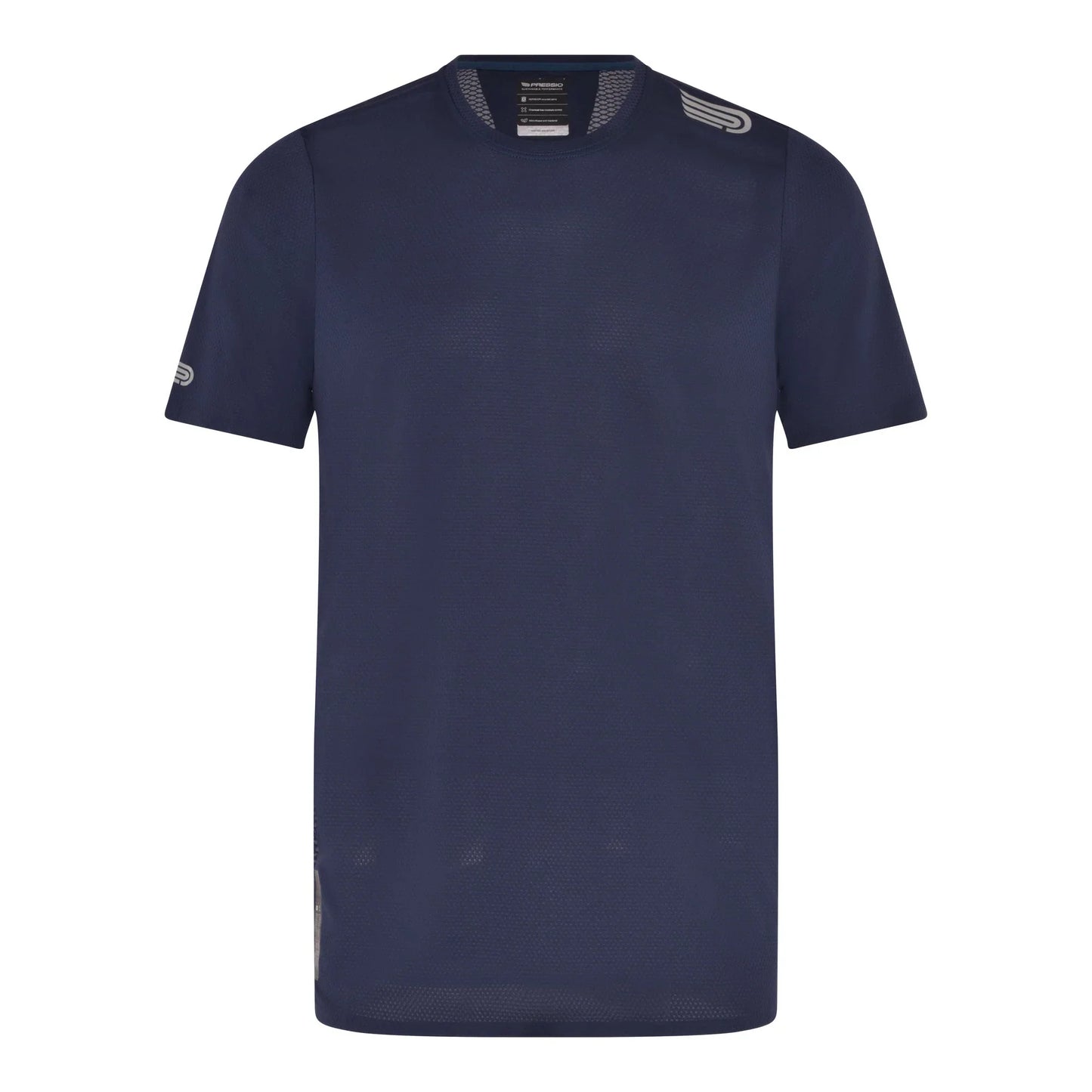 Pressio Men¡¯s Run Elite Short Sleeve Top - NVY/SLV