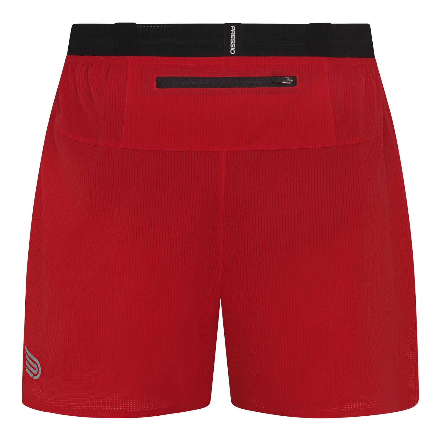 Pressio Men¡¯s Run Elite 4.5¡¯ Short - FRD/SLV