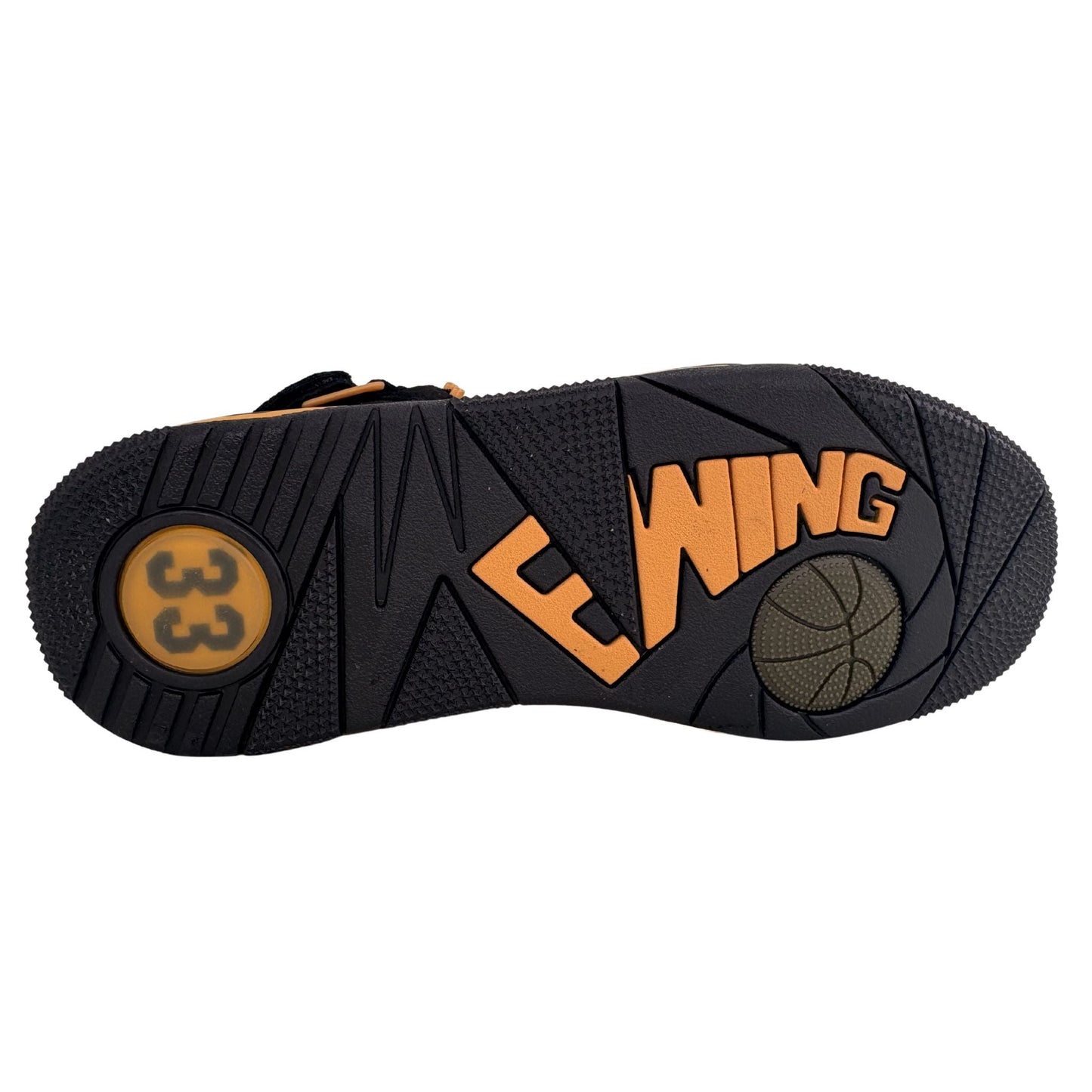 Patrick Ewing Athletics Men's 1BM00143-040 ECLIPSE Black Gold Basketball Shoes