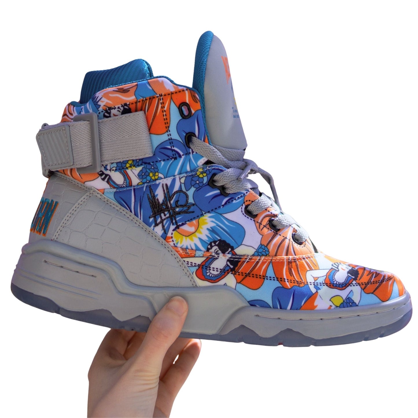 Patrick Ewing Athletics Men's 1BM00588-055 EWING 33 HI X Ace Ventura Multicolor Basketball Shoes