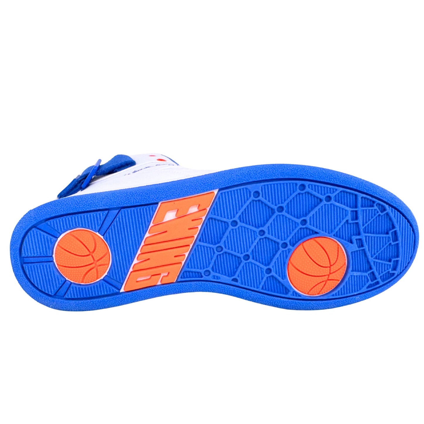 Patrick Ewing Athletics Men's 1BM00640-132 33 HI ORION White Blue Orange Basketball Shoes