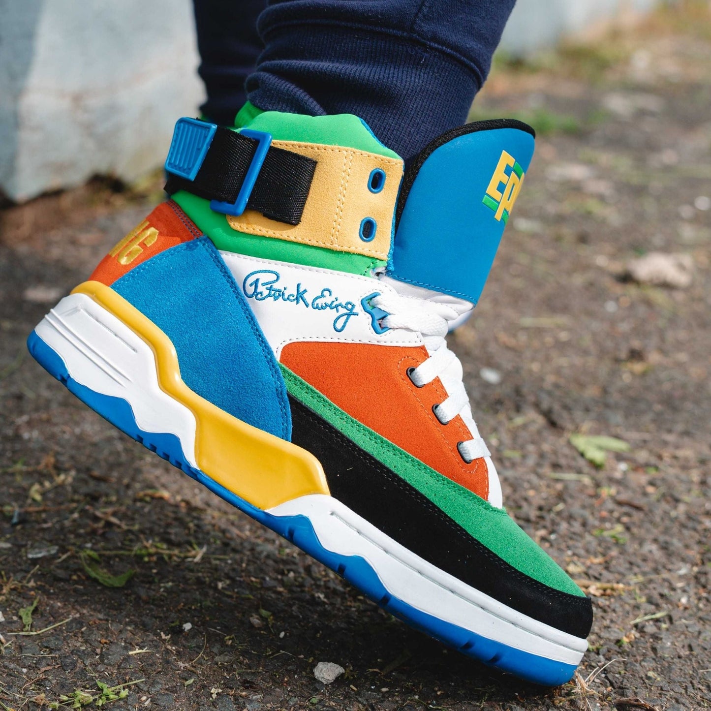 Patrick Ewing Athletics Men's 1BM02086-115 33 HI EPMD Multicolor Basketball Shoes