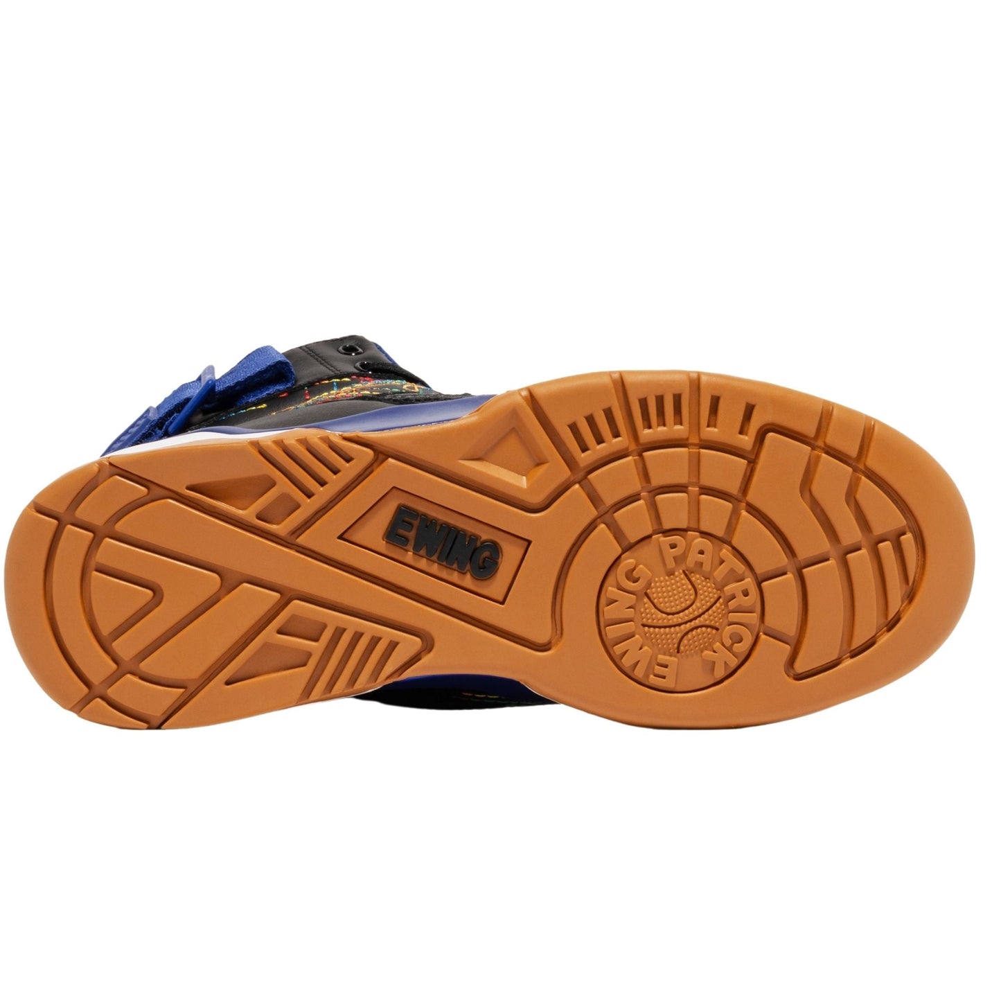 Patrick Ewing Athletics Men's 1BM02159-018 EWING 33 HI X COMMON Black White Blue Basketball Shoes