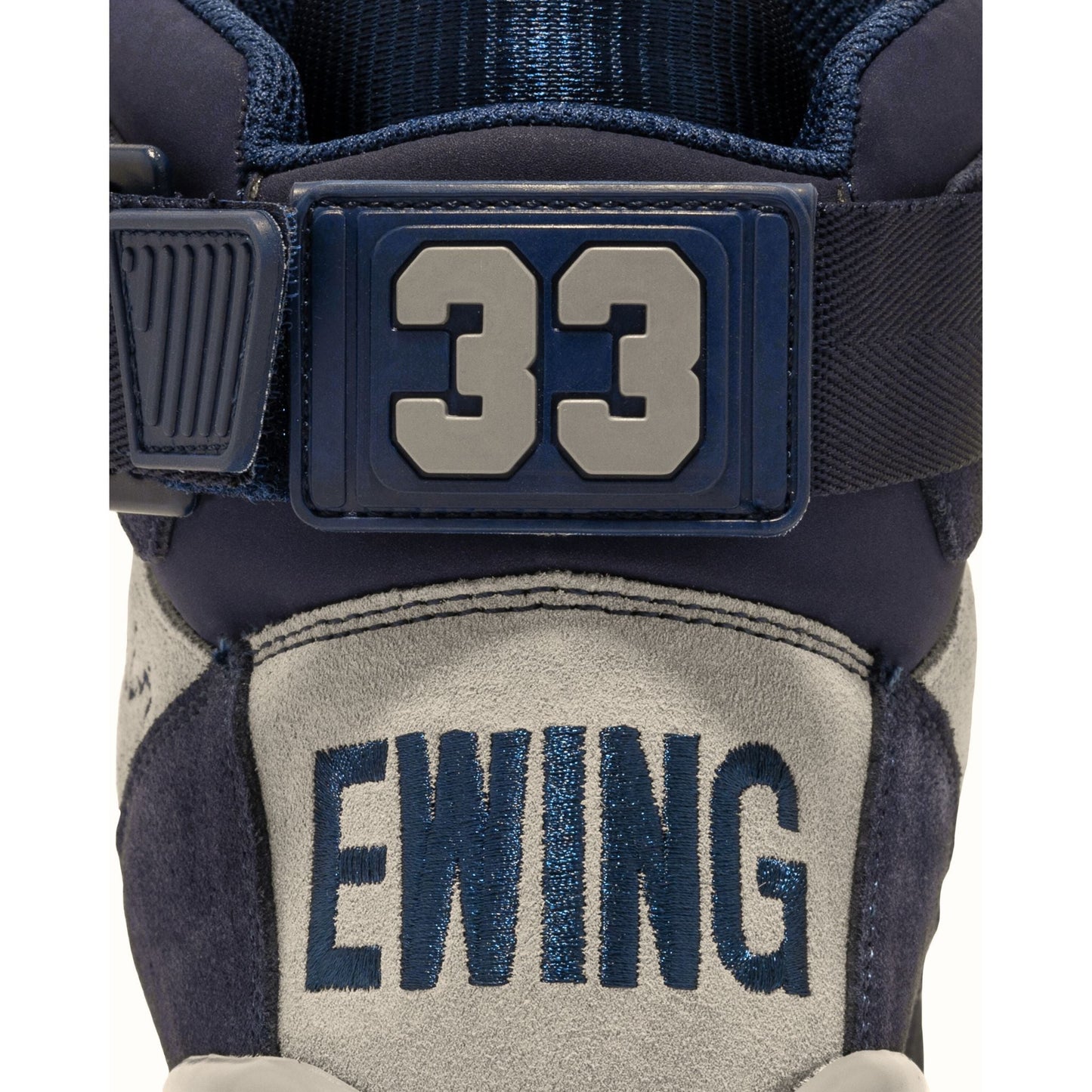 Patrick Ewing Athletics Men's 1EW90013-472 33 HI OG Navy Grey Basketball Shoes