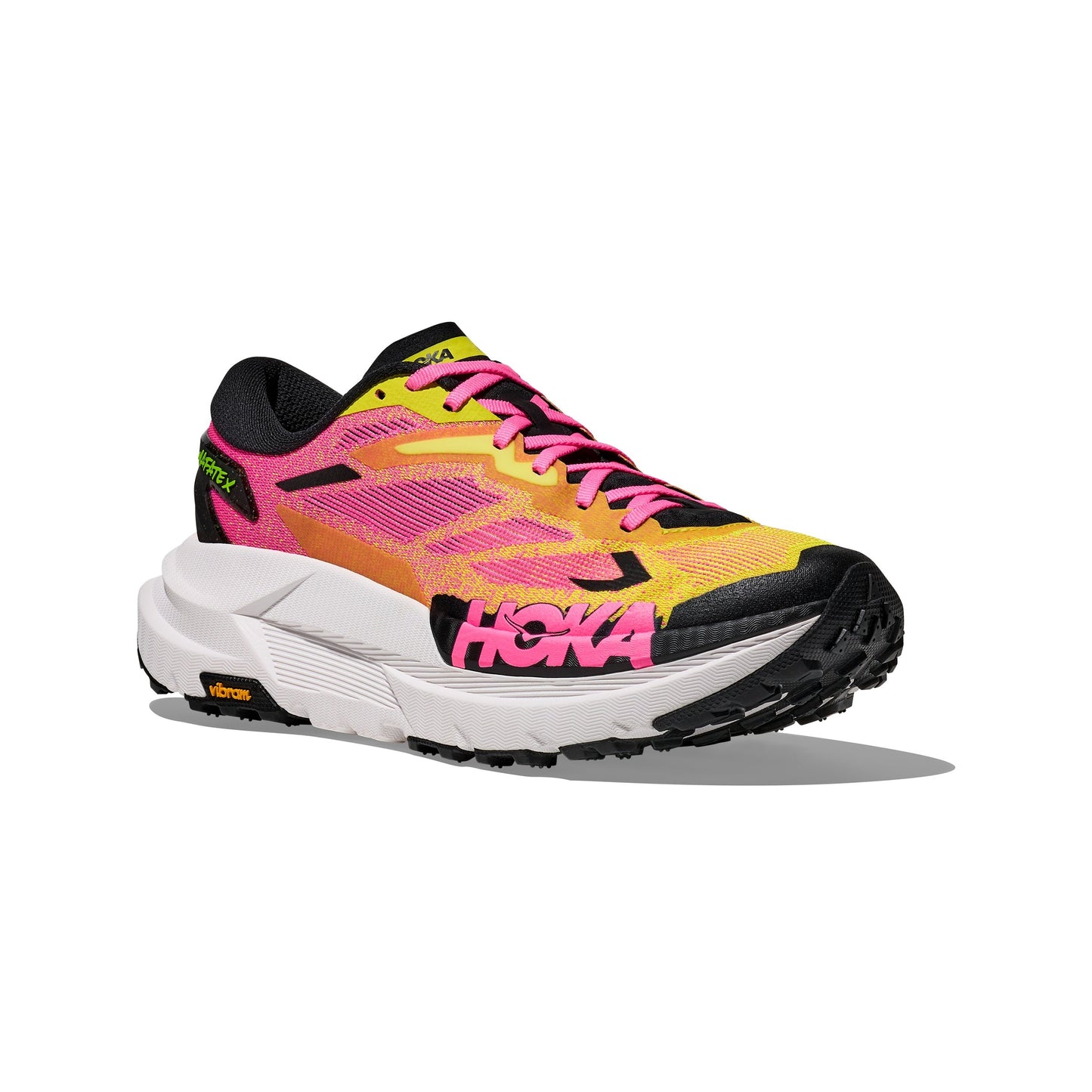 Hoka Mafate X | Neon Hoka Citrus / Neon Rose | Mens