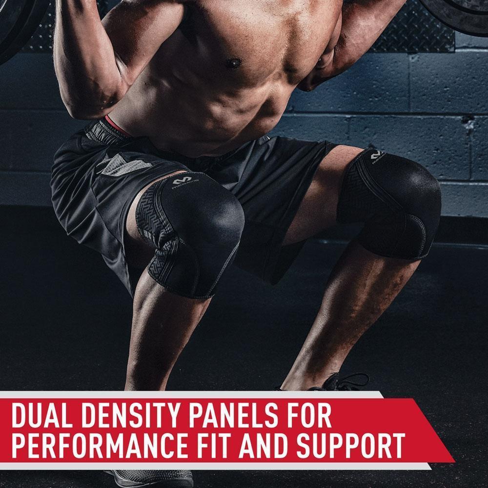 McDavid Dual Density Knee Support Sleeves - Black