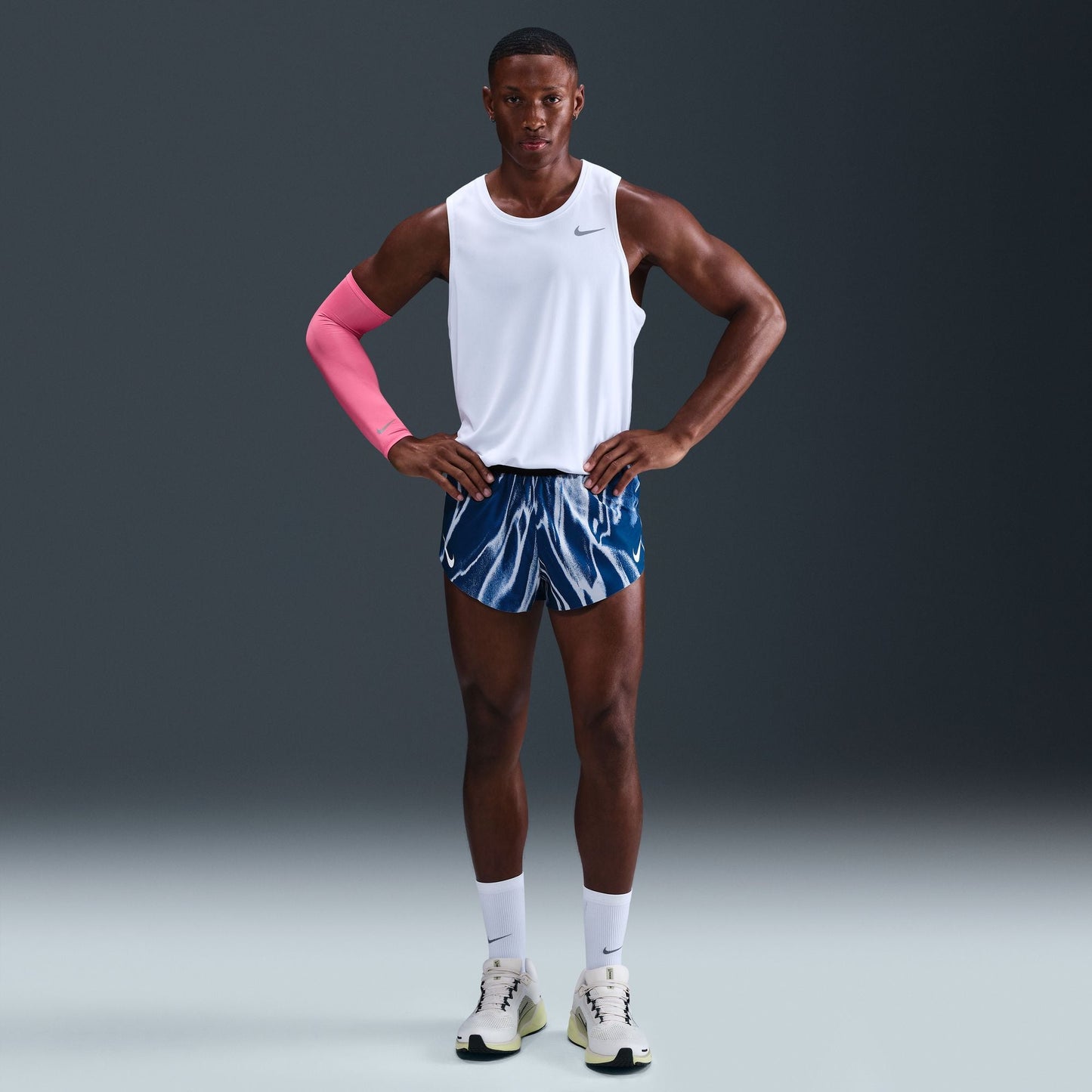 Nike AeroSwift Elite Entry Shorts | Coastal Blue / White | Mens