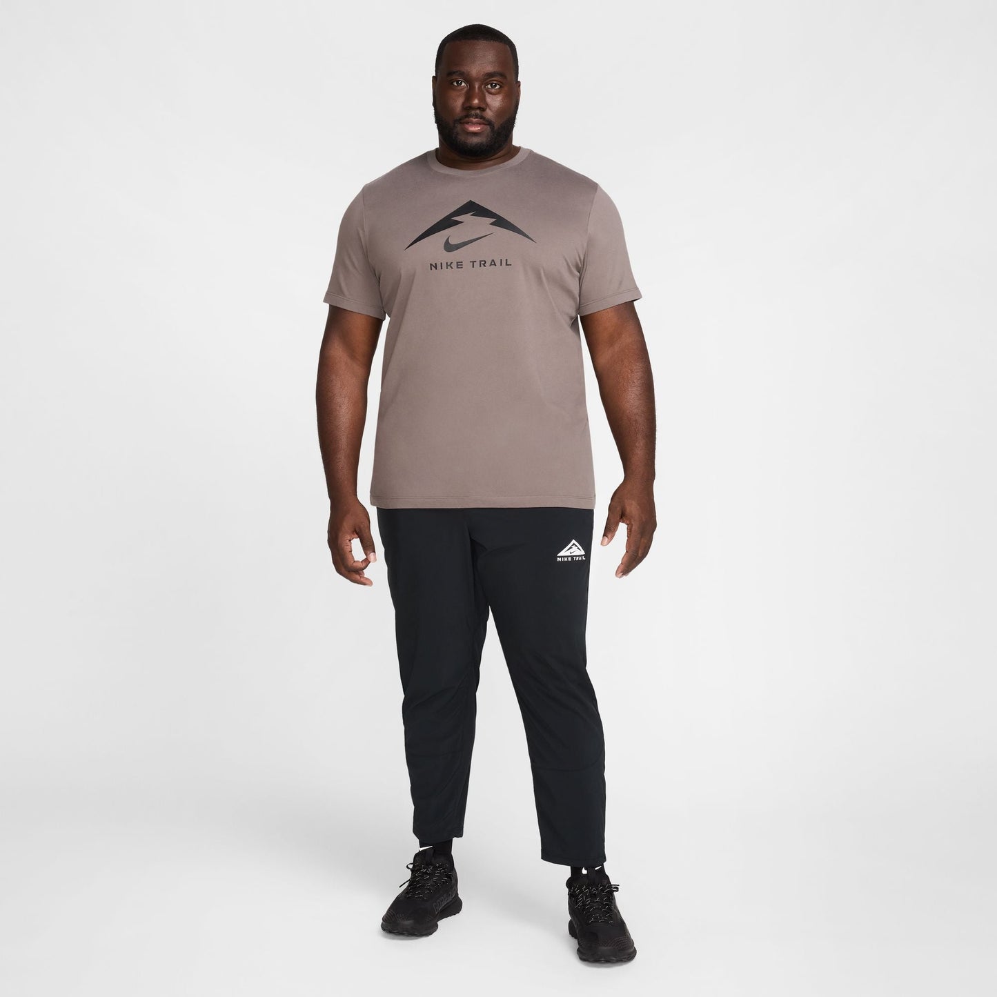 Nike Trail Dri-FIT Tee | Cave Stone / Black | Mens