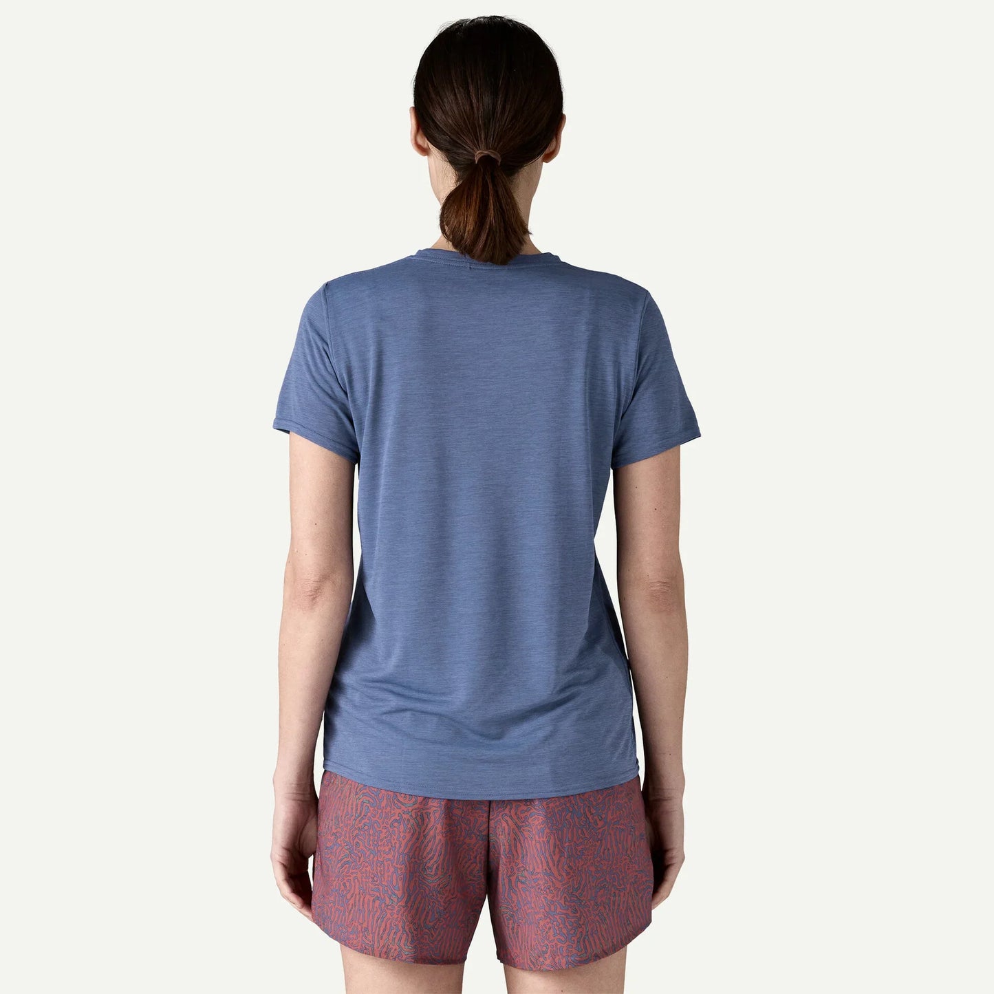 Patagonia Capilene Cool Daily Graphic Shirt | Stratapeaks: Current Blue X-Dye | Womens