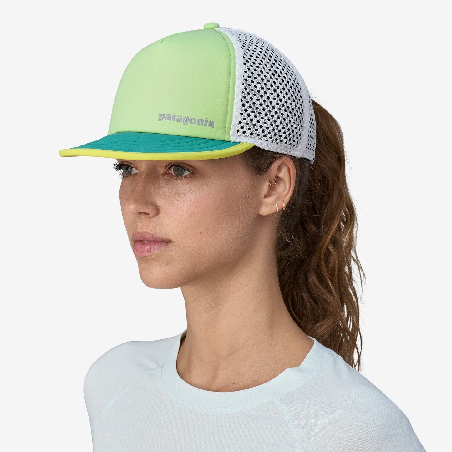 Patagonia Duckbill Shorty Trucker Hat | Salamander Green