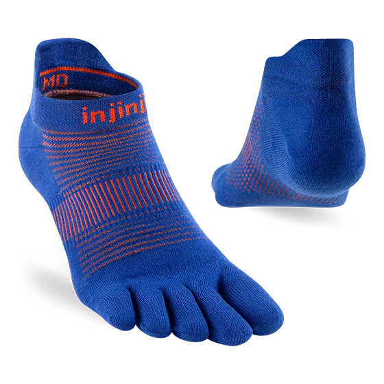 Injinji Run Sock | Lightweight | No Show | Sapphire