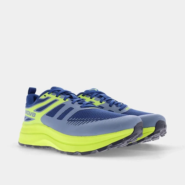 INOV8 Men's TrailFly Max Wide - Blue/Lime/Black