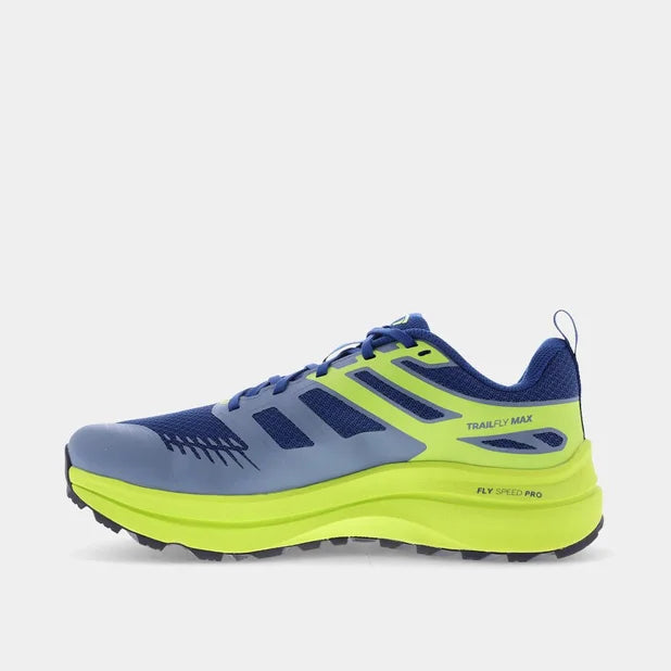 INOV8 Men's TrailFly Max Wide - Blue/Lime/Black
