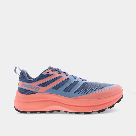 INOV8 Women's TrailFly Max Wide - Blue Grey/Coral/Light Grey