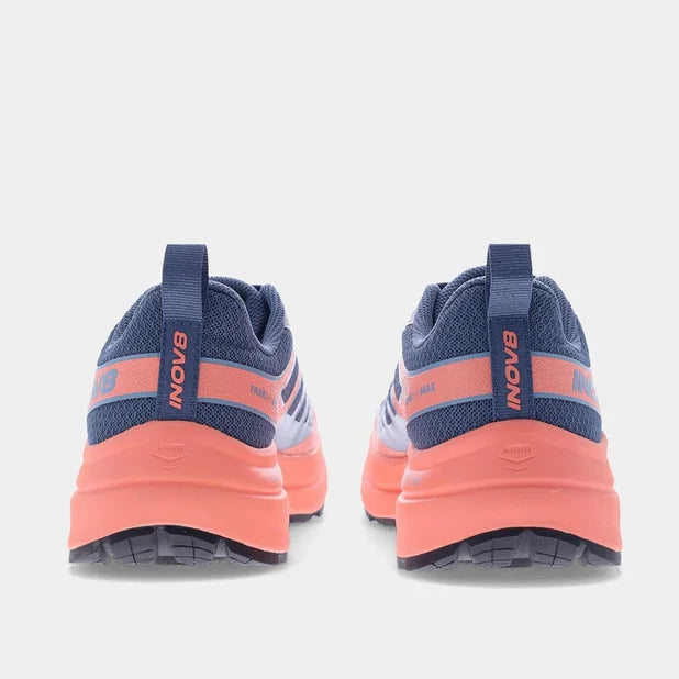 INOV8 Women's TrailFly Max Wide - Blue Grey/Coral/Light Grey