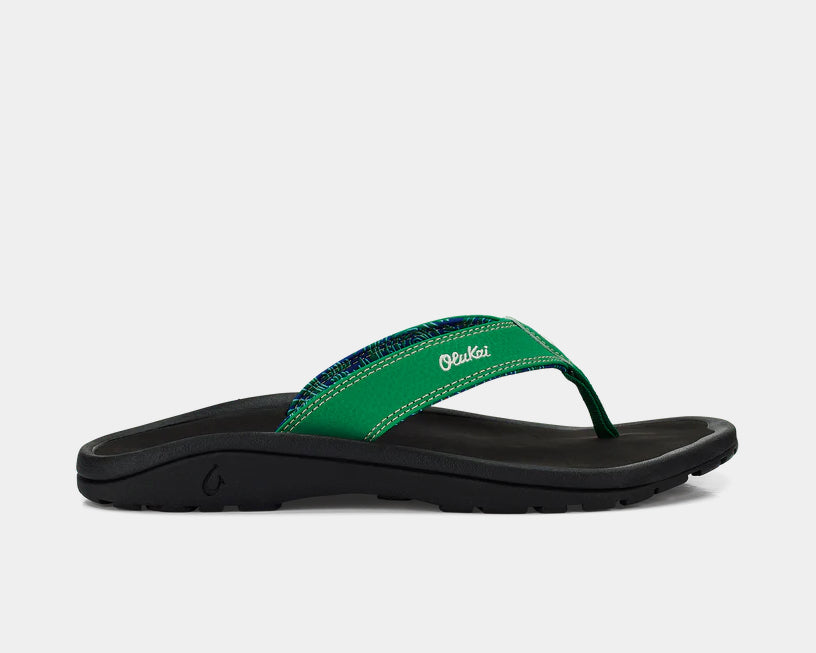 A pair of green Ohana Sandals