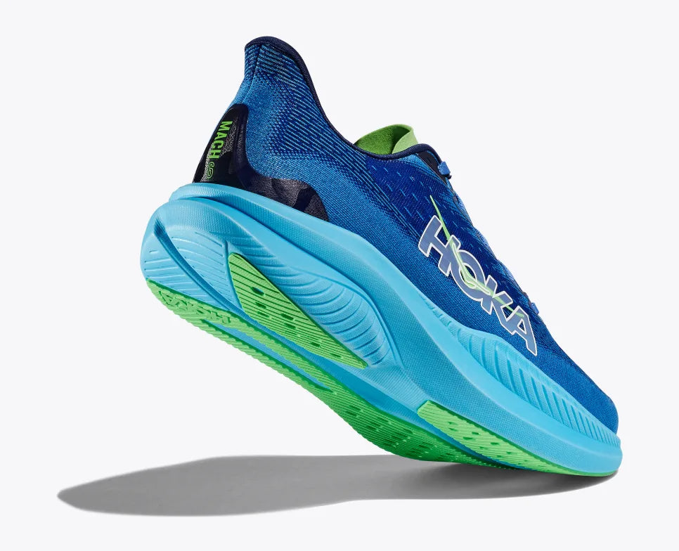 HOKA Men's Mach 6 Wide - Virtual Blue / Bellwether Blue