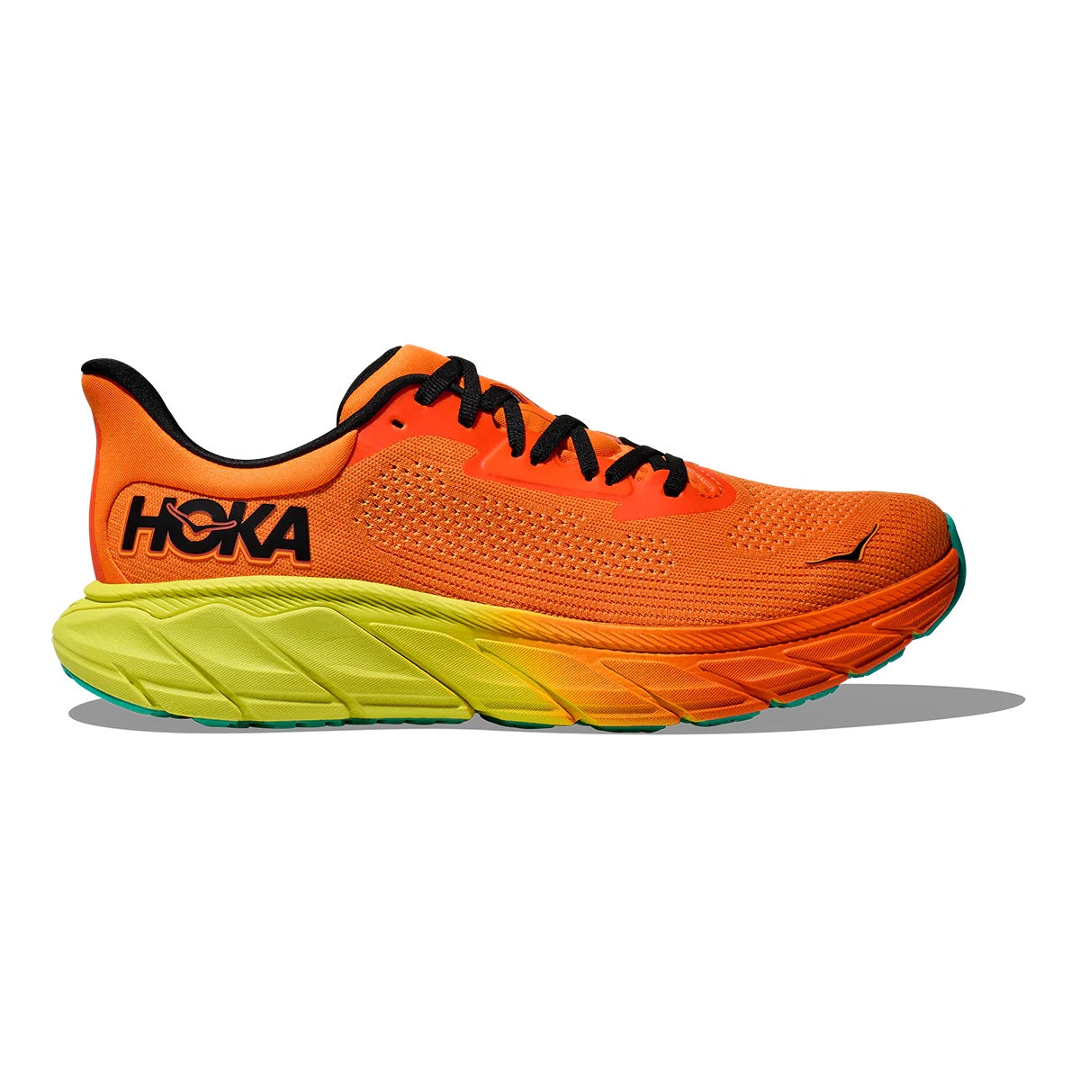 HOKA Men's Arahi 7 - Electric Tangerine/Black