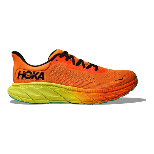 HOKA Men's Arahi 7 - Electric Tangerine/Black