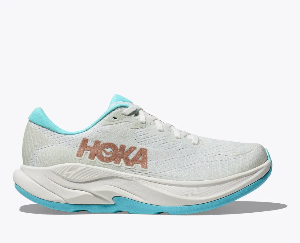 HOKA Women's Rincon 4 Wide - Frost/Rose Gold