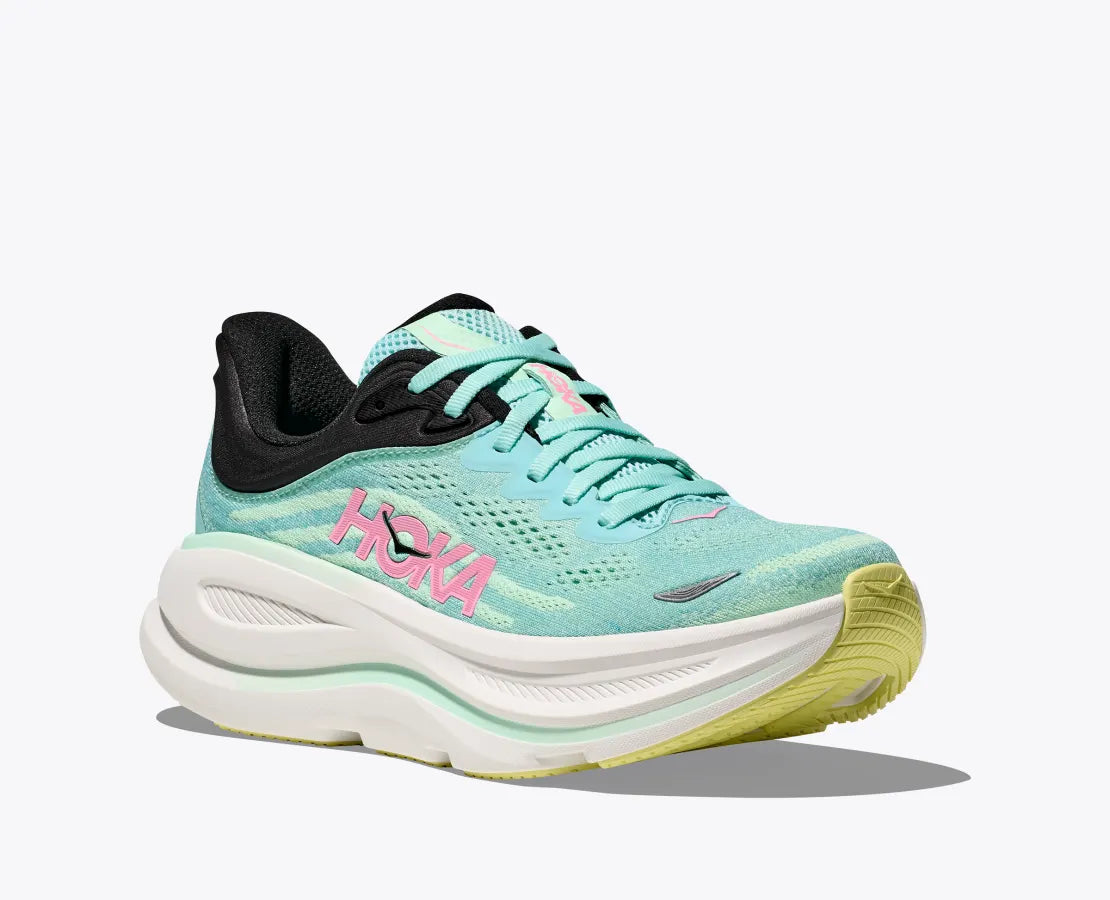 HOKA Women's Bondi 9 - Blue Spark/Mint Fluorite