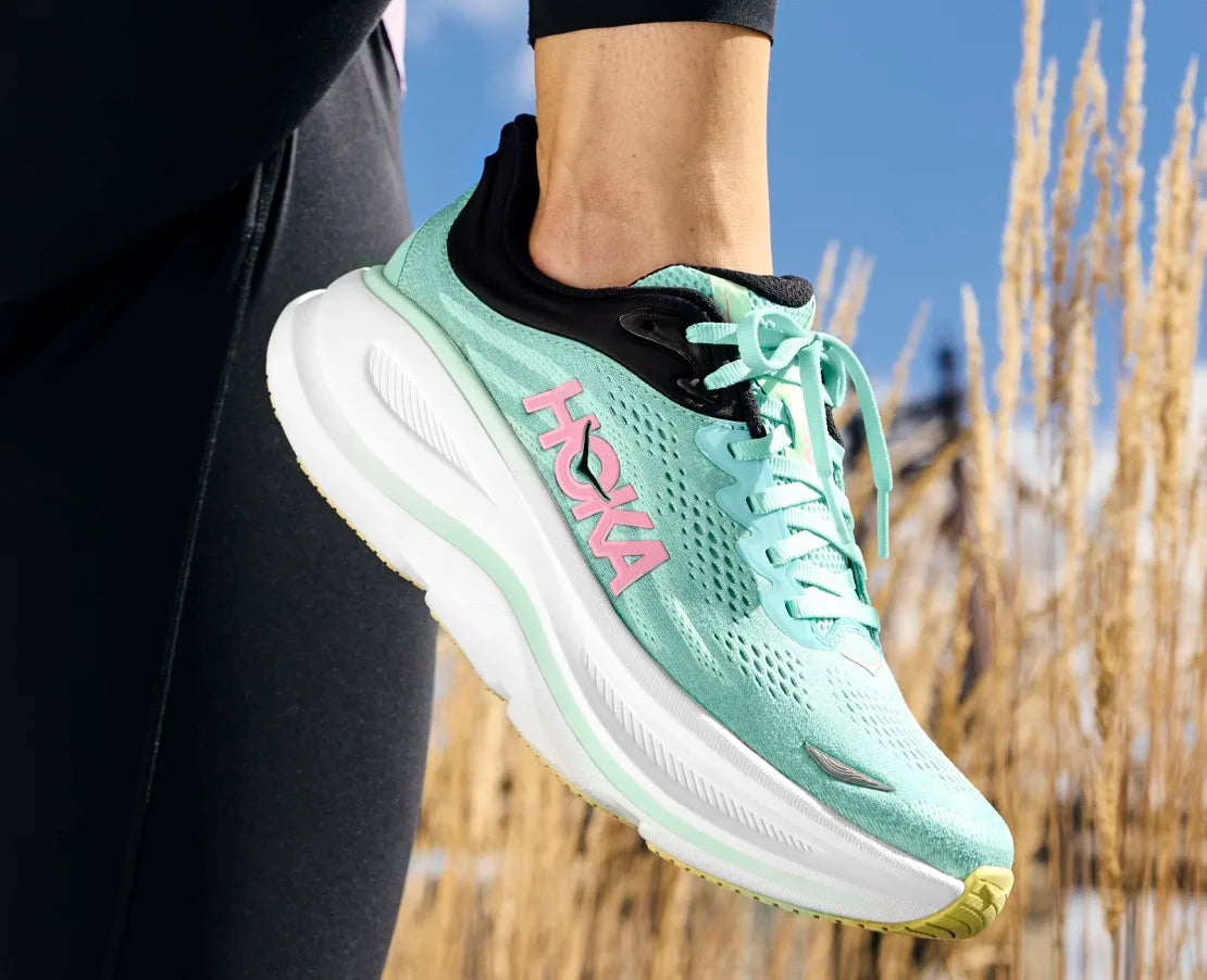 HOKA Women's Bondi 9 - Blue Spark/Mint Fluorite