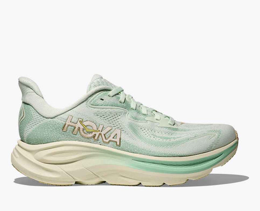 HOKA Women's Clifton 10 Wide - Sea Glass/Jadeite