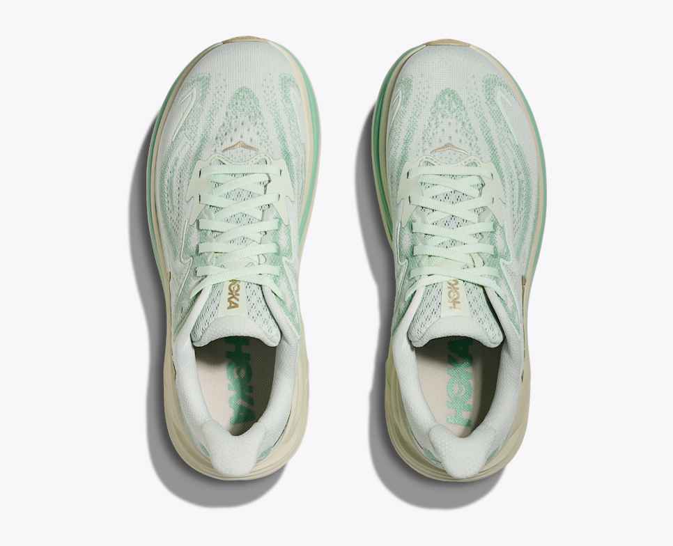 HOKA Women's Clifton 10 Wide - Sea Glass/Jadeite