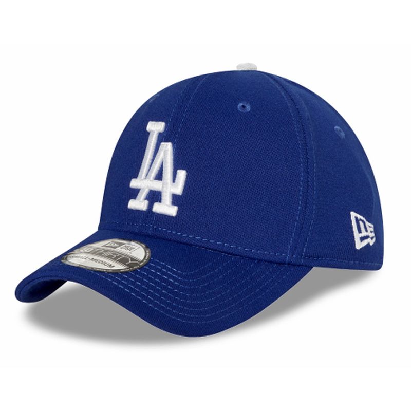 New Era Los Angeles Dodgers Official Team Colours 39THIRTY Stretch Fit