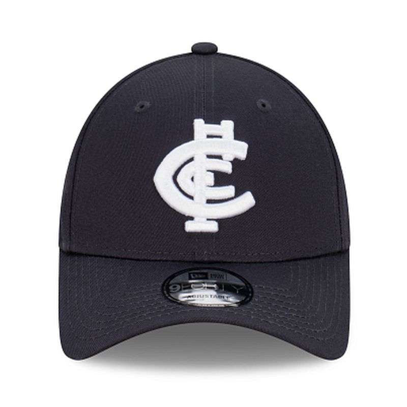 New Era Carlton Blues Official Team Colours 9FORTY Cloth Strap