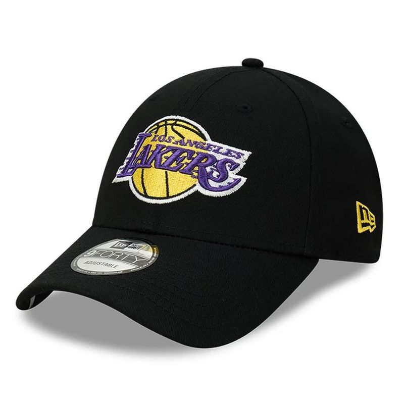 New Era Los Angeles Lakers NBA Essentials Black OTC 9FORTY Cloth Strap