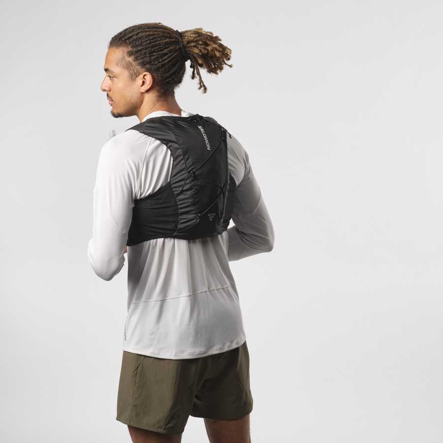 Salomon Active Skin 4 Set | Black / Metal