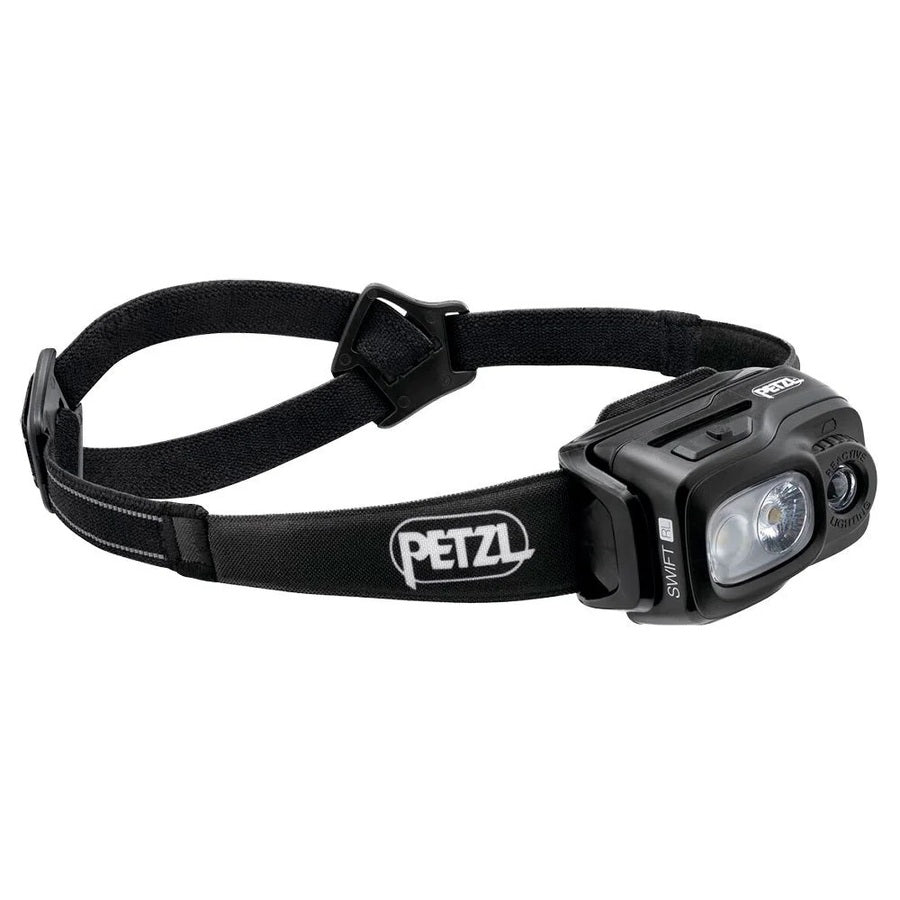 Petzl Swift RL | 1100 Lumens Reactive Headlamp | Black
