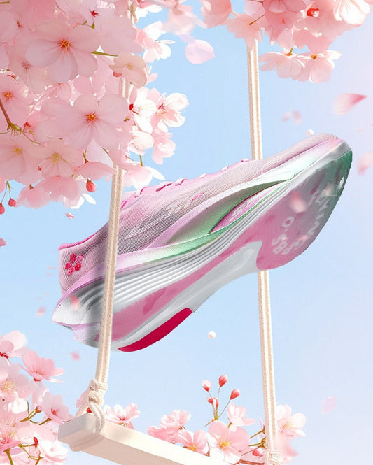 Qiaodan Men's FeiYing PB 5.0 - Sakura Pink