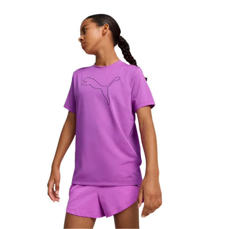 PUMA Girls TAD Essentials Cat Logo Tee