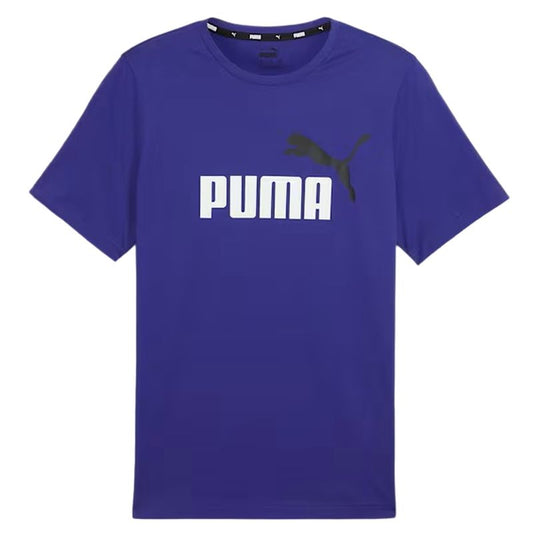 PUMA Mens Essentials+ 2 Colour Logo Tee