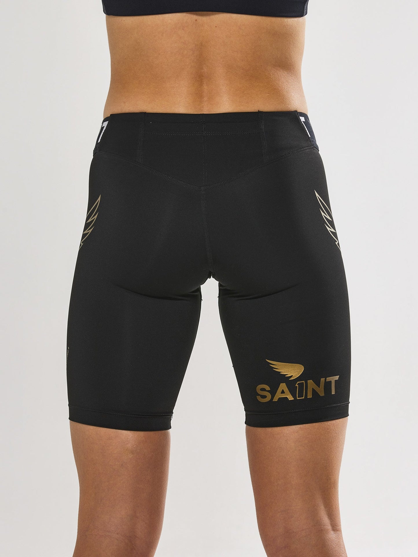 Saint Women's P1 Elite Compression Short Low Rise - Black