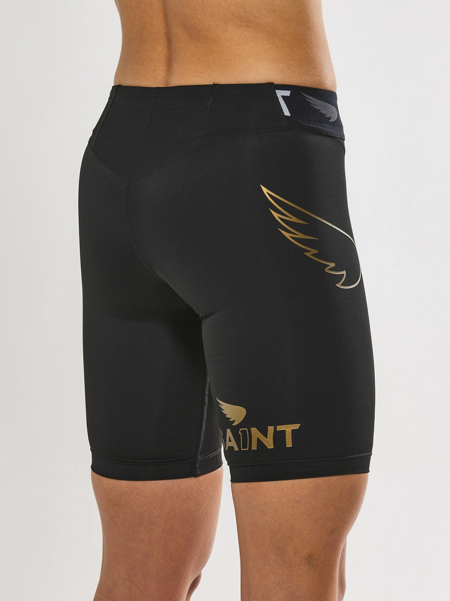 Saint Women's P1 Elite Compression Short Low Rise - Black