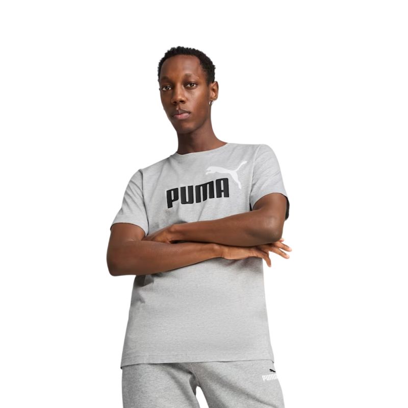 PUMA Mens Essentials 2 Colour No.1 Logo Tee