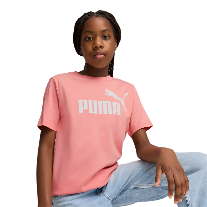 PUMA Girls Essentials No.1 Logo Tee