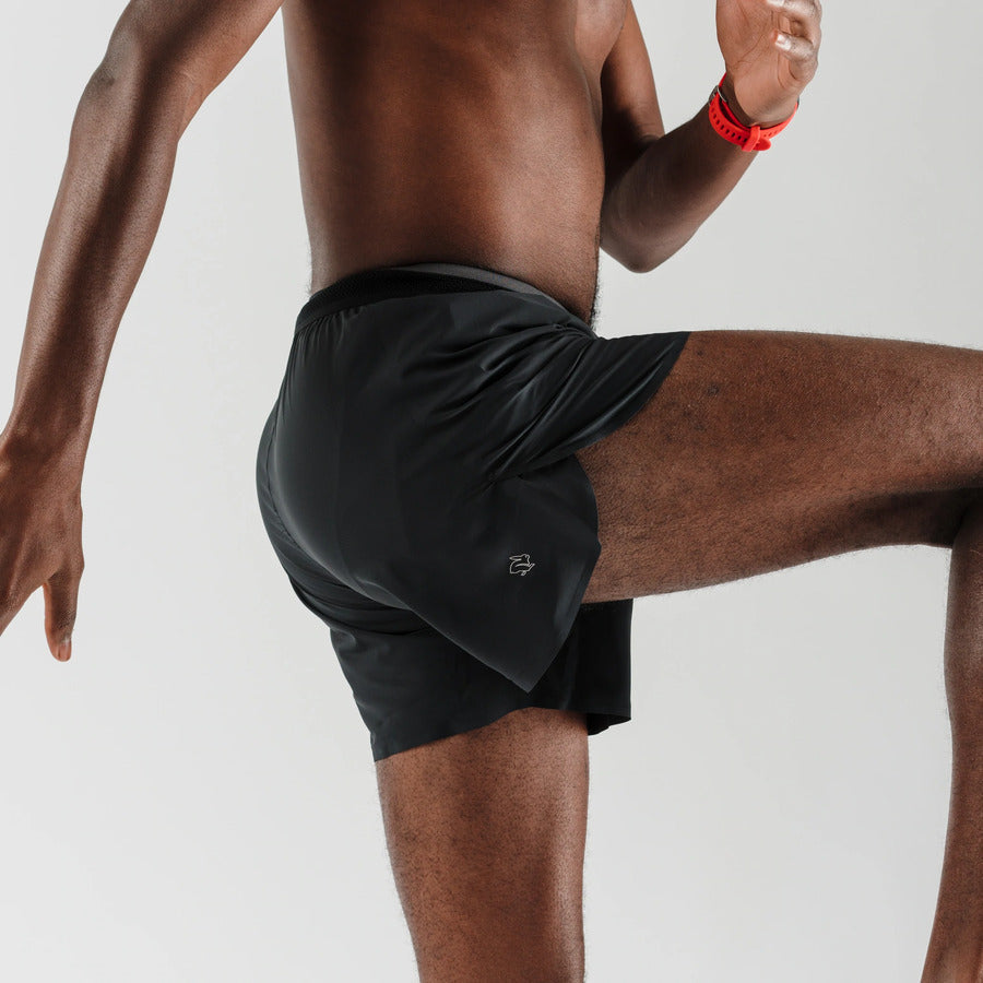 rabbit Quadeez 5" Short | Black | Mens