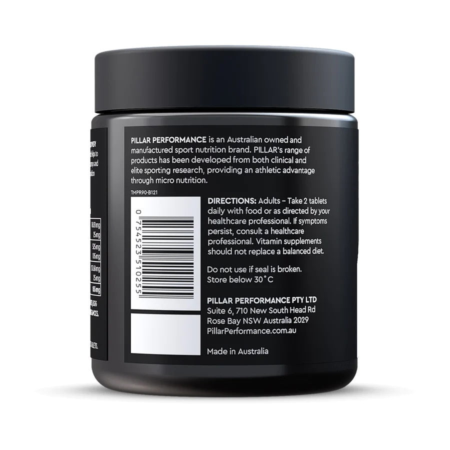 Pillar Performance | Triple Magnesium Professional Recovery | 90 Tablets