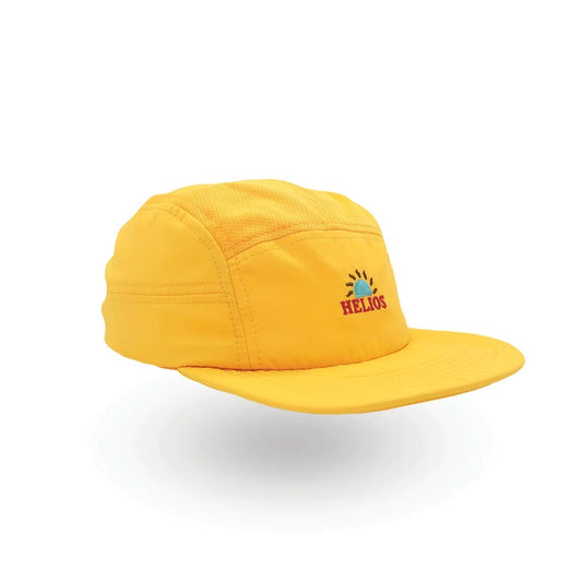 Helios Ultralight 7 Panel Running Cap | Soft Brim | Yellow